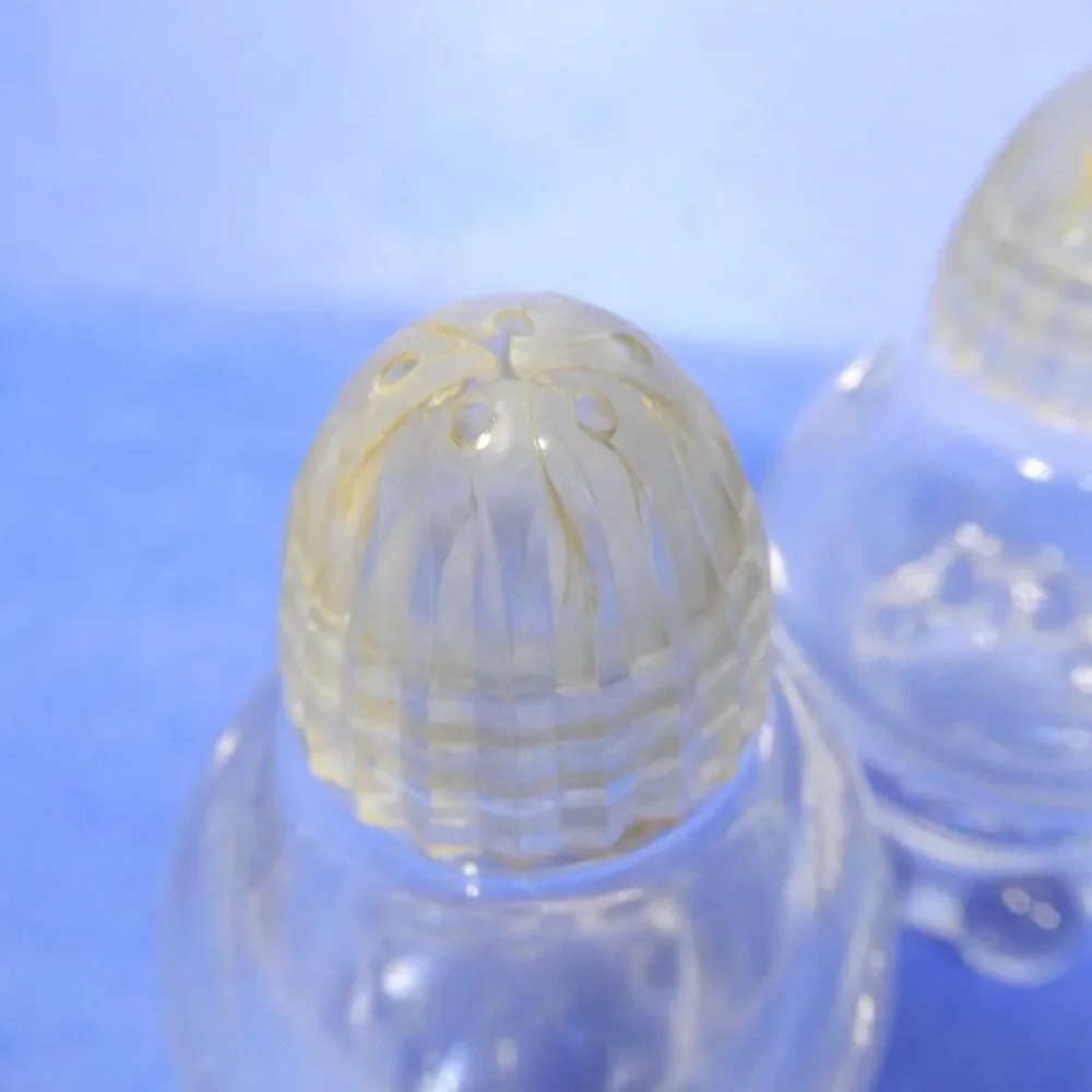 Candlewick Salt & Pepper Shakers Pair Imperial Glass Clear